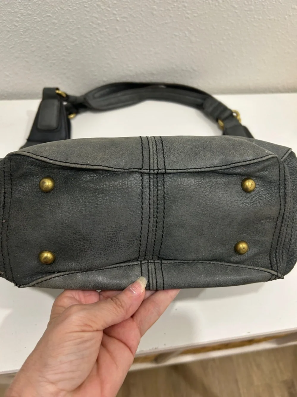Tignanello Vintage Mix Ball Shopper Hobo Shoulder Bag